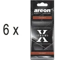 Produktbild: Lufterfrischer 6 x Areon X Version Kokosnuss Duftbaum Autoduft Autoparfüm Duft P