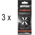 Produktbild: Lufterfrischer 3 x Areon X Version Kokosnuss Duftbaum Autoduft Autoparfüm Duft P