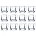 Produktbild: Sandra Rich 12er Set Teelichtgläser Windlichter Cube quadratisch H. 10cm 10x10cm