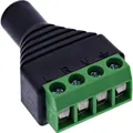 Produktbild: InLine 3,5mm 4-pol Klinkenbuchse an Terminalblock, Stereo/Mikro (92504K)