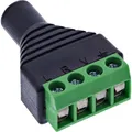 Produktbild: InLine® 3,5mm 4-pol Klinkenbuchse an Terminalblock, Stereo / Mikro