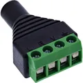 Produktbild: InLine® 3,5mm 4-pol Klinkenbuchse an Terminalblock, Stereo/Mikro