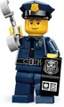 Produktbild: Original LEGO® Minifiguren 71000 - Serie 9 - Polizeibeamter