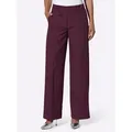 Produktbild: Webhose CLASSIC BASICS, Damen, Gr. 46, Normalgrößen, rot (burgund), 100% Polyester, unifarben, Hosen