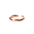 Produktbild: Purelei® Nakuna Ring (Gold,Silber,Rose) Damen Ring Silber 18K vergoldet, Wasserfester Ring mit geschwungenem Design, größenverstellbar, Geschenk für Damen (S/M, Rosegold)