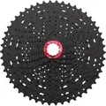 Produktbild: SunRace Kassette 12-fach 11-50 Zähne CSMZ90 Schwarz Rot HG Freilauf