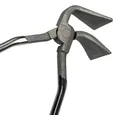 Produktbild: Falzzange 60 mm gebogen 90° Abkantzange Biegezange Dachdecker Klempner Spengler