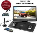 Produktbild: Reflexion DVD1424 Portabler DVD-Player (DVB-T2 HD Tuner, integrierter Akku, 12V Auto Adpater, Game-Disk)