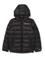 Produktbild: Champion Unisex-Kinder und Jugendliche Outdoor-Small Script Logo Jacke, Schwarz, 9-10 Jahre