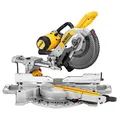Produktbild: DEWALT 1.650 Watt Paneelsäge DWS727 (250mm, mit Schnitttiefenbegrenzung, Neigungs- und Gehrungswinkel stufenlos einstellbar, Schnittlinienanzeige (XPS), inkl. Sägeblatt, Staubfangsack & Zubehör)