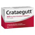 Produktbild: Crataegutt 450 mg Herz-Kreislauf-Tabletten | 100 Tabletten | Pflanzliches Arzneimittel zur Unterstützung der Herz Kreislauf Funktion | Weißdorn hochdosiert | Stärkung für Herz und Kreislauf