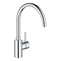 Produktbild: GROHE Eurosmart Cosmopolitan, Küchenarmatur (Wasserhahn für die Küche, 150° Schwenkbereich, wassersparend dank variabler Mengenbegrenzung, einfache Spülbecken-Montage), chrom, 32843002
