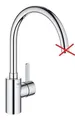 Produktbild: Stehende Küchenarmatur Grohe ‎32843002 Chrom