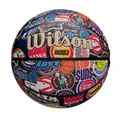 Produktbild: Wilson Basketball NBA All Team Retro Streetball Mehrfarbig Langlebiger Größe 7
