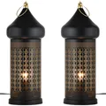 Produktbild: 2er Set Orientalische Deko Tischlampe Nachttischlampe Lampe Schlafzimmerlampe 45