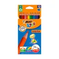 Produktbild: BIC Kids ECOlutions Evolution Buntstifte Set (für Kinder ab 5 Jahren, Farbstifte ohne Holz, mit bruchsicherer Mine - sicher Schreiben, 12 Stifte im Kartonetui)