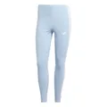 Produktbild: adidas Damen Essentials 3-Stripes Cotton Leggings Tights, glow blue/white, XS