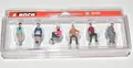 Produktbild: NOCH 18130 H0 Sitzende / Reisende 6 Stück Figuren Set NEU in OVP Figurenset