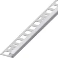Produktbild: alfer Quadrat-Profil 1 m, 10 x 20 mm Edelstahl gebürstet