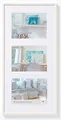 Produktbild: walther design Bilderrahmen weiss 3x 13x18 cm Galerie mit Passepartout, New Lifestyle Kunststoffrahmen KV338W