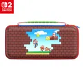 Produktbild: Turtle Beach PlayTrek Hartschalen-Reiseetui Mario Bricks, Nintendo Switch 2 | Lizenziert für Switch 2/Lite/OLED, Tragetasche, 12-Game-Card-Halter, Hülle, Aufbewahrung für unterwegs, Schutz, Mario Bricks