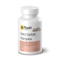 Produktbild: Raab Vitalfood® Herz Gefäß Komplex Kapseln (100 Stück) - Kombination aus Kalium, L-Arginin, schwarzer Knoblauch-Pulver, OPC aus Traubenkernextrakt sowie Thiamin und Vitamin C