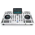 Produktbild: Denon DJ PRIME 4+ WHITE DJ-Controller mit Stem-Trennung auf 4 Decks, WLAN-Streaming, Drop Sampler Mixer, 10.1-Zoll Touchscreen, Beleuchtungssteuerung, Weiß