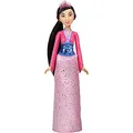Produktbild: Disney Prinzessin Schimmerglanz Mulan Puppe, Modepuppe mit Rock und Accessoires, Spielzeug für Kinder ab 3 Jahren