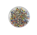 Produktbild: Glorex Stecknadeln GLOREX Kopfstecknadeln mehrfarbig 30x0,65mm 300 Stück