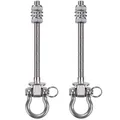 Produktbild: BeneLabel Schaukelhaken 2er Set Edelstahl 235mm Drehbar für Hängematte Boxsack