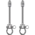 Produktbild: Edelstahl Schaukelhaken 23cm, 2er Set - Hängematte & Boxsack Aufhängung