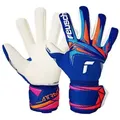 Produktbild: Reusch Torwarthandschuhe Attrakt Gold X NC mit atmungsaktiven Mesh-Einsätzen blau|orange 9,5