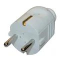 Produktbild: 5x Schukostecker Schuko Stecker Schutzkontakt 16A 230V Weiß