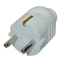 Produktbild: 5x Schukostecker Schuko Stecker Schutzkontakt 16A 230V Weiß