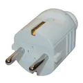 Produktbild: 5x Schukostecker Schuko Stecker Schutzkontakt 16A 230V Weiß