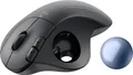 Produktbild: Logitech ERGO M575S Maus Graphit, Blau (metallic) 5 Tasten 2000 dpi Daumenrad, mit Trackball, Geräuscharme Tasten