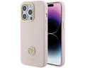 Produktbild: Guess Smartphone-Hülle Guess Apple iPhone 15 Pro Schutzhülle Case Strass Logo 4G Pink