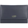 Produktbild: L.CREDI Evelyn Geldbörse RFID Leder 14,5 cm - Blau