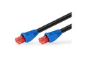 Produktbild: Goobay CAT 6 Outdoor Patchkabel U/UTP Netzwerkkabel LAN-Kabel, RJ-45 (Ethernet), (200 cm), PE Polyethylen Kabelmantel / 250 MHz / Vergoldete Kontakte