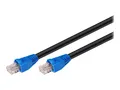 Produktbild: Goobay CAT 6 Outdoor Patchkabel, U/UTP, 20 m, Schwarz