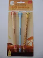 Produktbild: Legami Wild Savannah Gelstift-Set (3 Stück) Löwe Elefant Giraffe löschbar