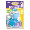 Produktbild: Günthart BackDecor 250 gr blau Fondant, 100% Vegan, Palmölfrei, Reißfest zum überziehen von Torten und Kuchen, zum Modellieren geeignet, 1er Pack (1 x 250 g)