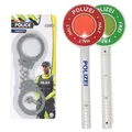 Produktbild: Handschelle & Polizeikelle Kinder Spielzeug Set Polizei Karneval Zubehör Licht