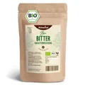 Produktbild: Bio Bitter Shot Kräuterteemischung 100g gemahlen | ganzheitliche Bitterkräuter-Mischung für vor oder nach dem Essen | mit Wermut und Scharfgarbe | Achterhof