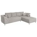 Produktbild: Wohnlandschaft - beige - Federkern - beidseitig montierbar Sofa Wohnlandschaft