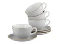 Produktbild: CreaTable - Vintage Nature - Cappuccino-Set 8-tlg. (Stein)
