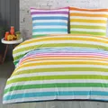 Produktbild: Buymax® Renforce Bettwäsche 200x220 cm aus 100% Baumwolle 3 teilig mit Reissverschluss (1x Bettbezug, 2x Kopfkissenbezug 80x80 cm), Deckenbezug Set