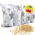 Produktbild: Amilian Kirschkernkissen Mikrowelle 55 x 20cm Wärmekissen Rücken Kirschkernkissen Nacken Schulter Wärmekompresse Körnerkissen Kinder Erwachsene Massagekissen Kältekissen Kirschkernkissen gross