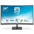 Produktbild: Philips 241E1SC - 24 Zoll FHD Curved Monitor, FreeSync (1920x1080, 75 Hz, VGA, HDMI) schwarz
