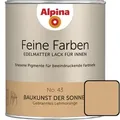 Produktbild: Feine Farben Lack No. 43 Baukunst Der Sonne Lehmorange Edelmatt 750 Ml Buntlacke - Alpina